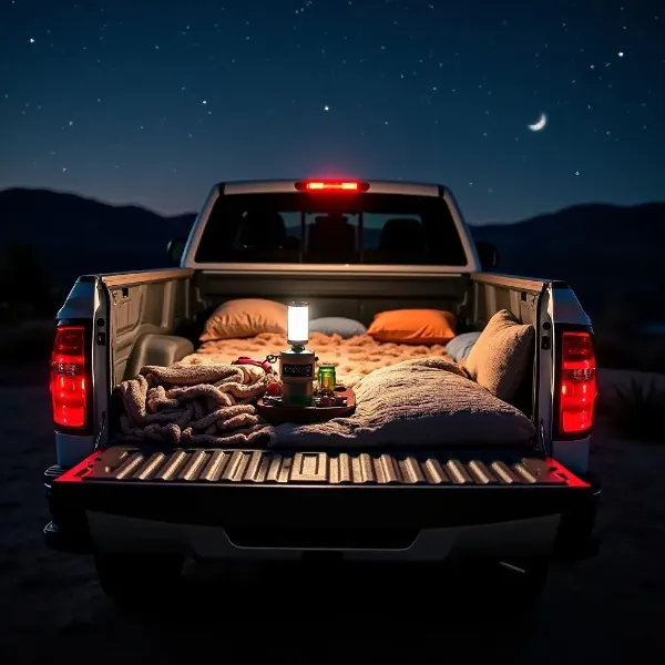 Conseils supplémentaires pour réussir son camping dans la benne d’un pickup