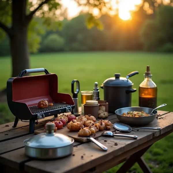 Equipo Esencial para Cocinar en Camping