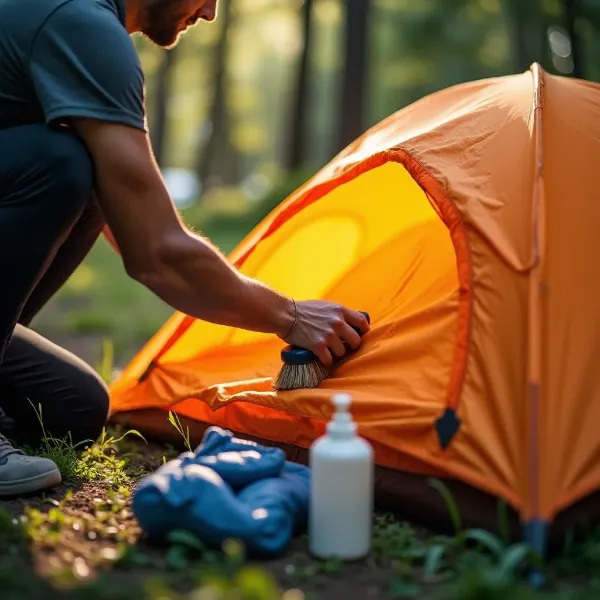 comment nettoyer une tente