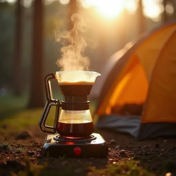 Cómo hacer café al acampar