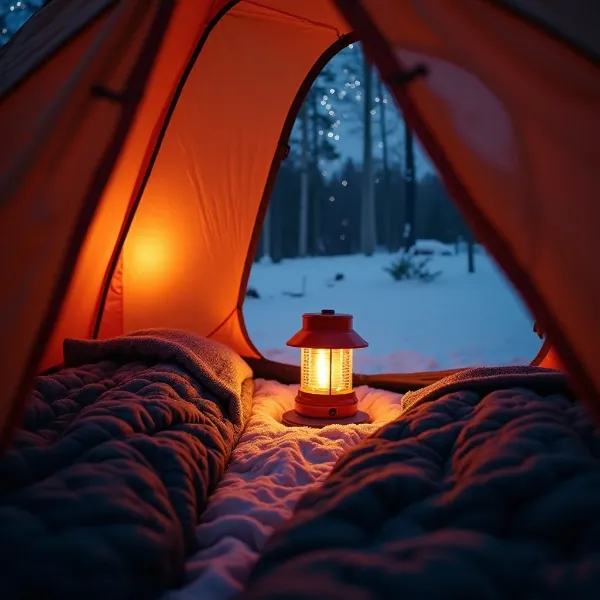 Por qué es crucial mantenerse caliente en una tienda de campaña durante el camping en clima frío