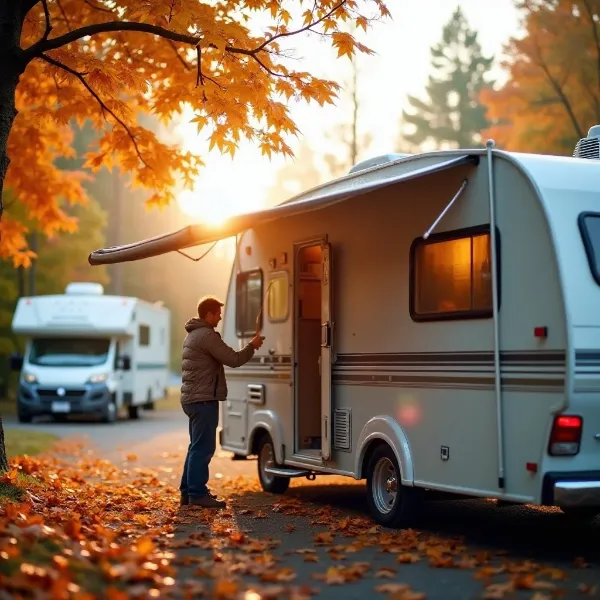 cómo preparar un camper para el invierno