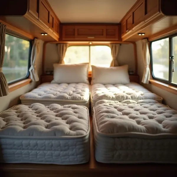 Größen von Matratzen für Camper-Anhänger