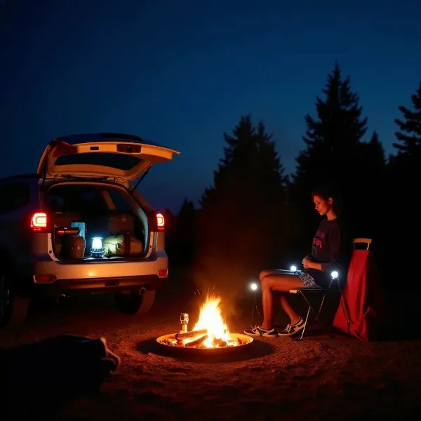 Iluminación y Herramientas para el Camping en Coche
