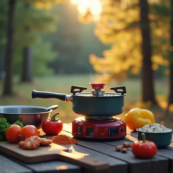 Kochen und Lebensmittel beim Car-Camping