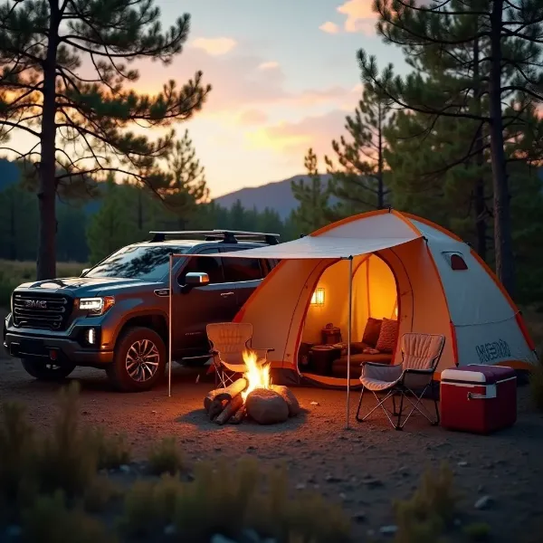 essentiels pour le camping en voiture