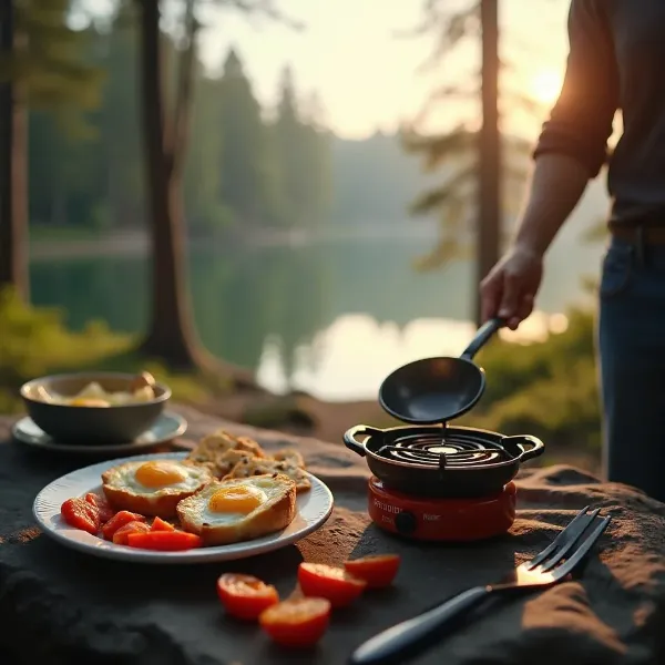 Petit-Déjeuners Faciles à Préparer avec un Réchaud de Camping