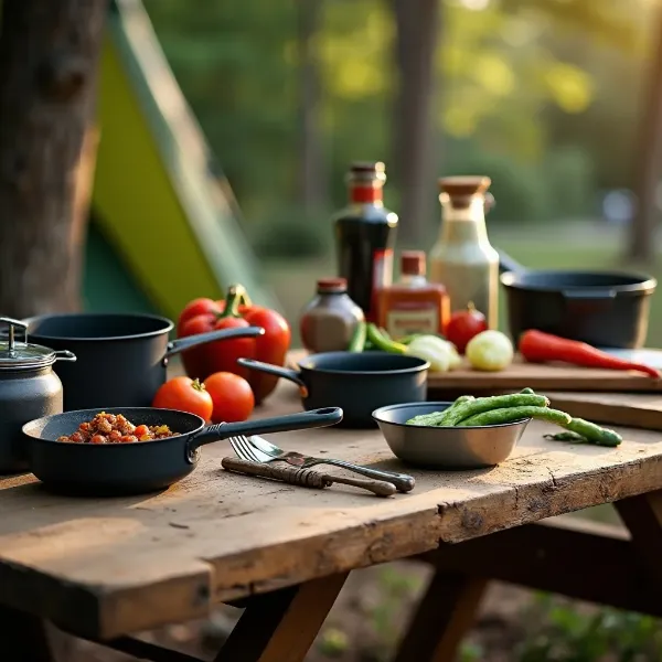 Equipo de Cocina y Alimentación: Combustible para Tu Aventura