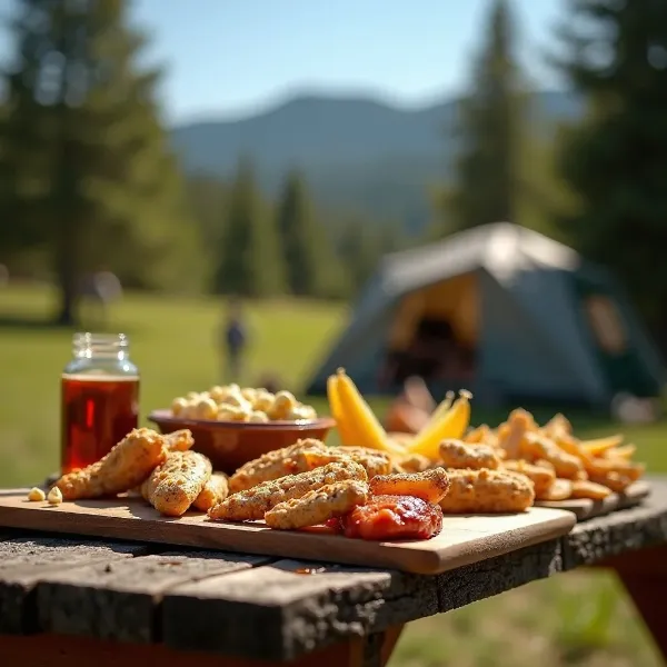 Geeignete Camping-Snacks auswählen