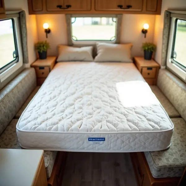 Types courants de matelas pour camping-car