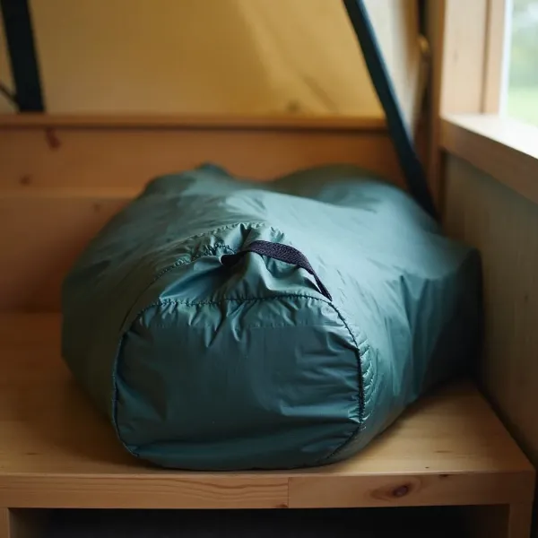 Schritt 4: Zelt richtig aufbewahren