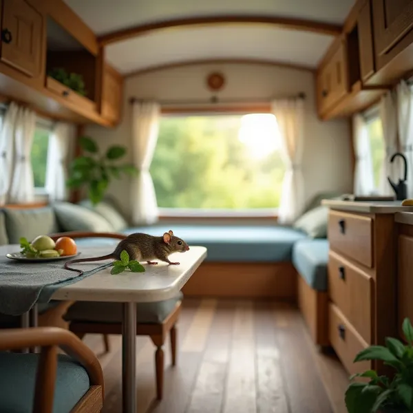 Natürliche Mittel, um Mäuse aus dem Camper fernzuhalten